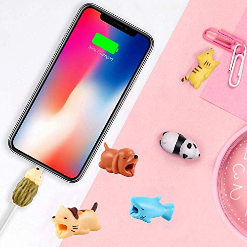 Cable Bite iPhone Cable Cord Cable Saver Animal Phone Accessory (8PCS)