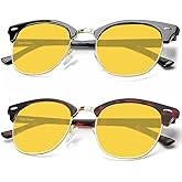 Night Driving Glasses Men Women Polarized Night Vision Glasses Diminish Oncoming Headlights and Reflections