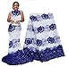 pqdaysun African Lace Fabric Milk Silk Nigerian French Lace Net Fabric Embroidered Fabric for Wedding Party F50752 (Royal Blue, 5 Yards)