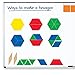 Learning Resources Giant Magnetic Pattern Blocks, Multi, 6 W in (LER9863)