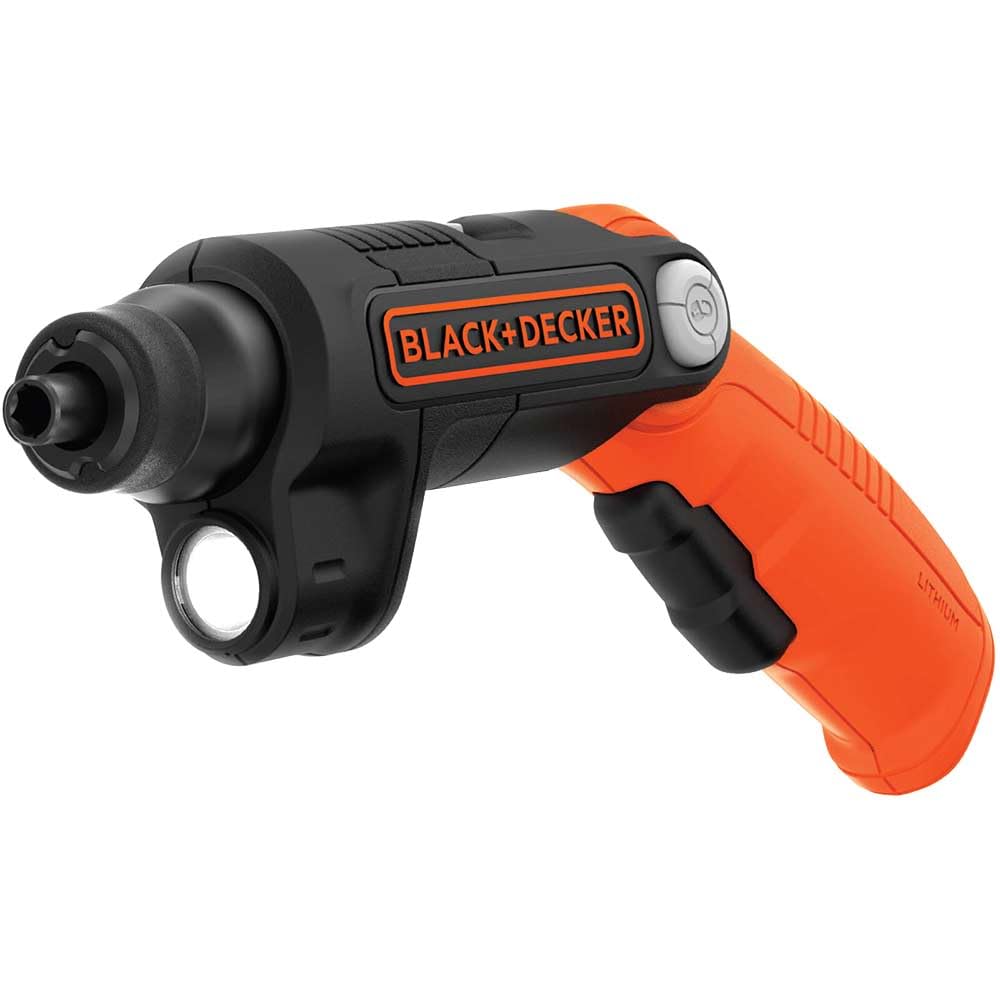 BLACK+DECKER BDCSFL20C-GB Black & Decker BDCSFL20C 3.6v Cordless Pivot Screwdriver 1 x 1.5ah Integrated Li-ion, 3.6 V, Orange