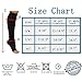 Zipper Compression Socks Toe Open for Varicose Veins and Edema , Unisex Zipper Design Easy to Wear (2 pack) (Nude&Black, XXL)