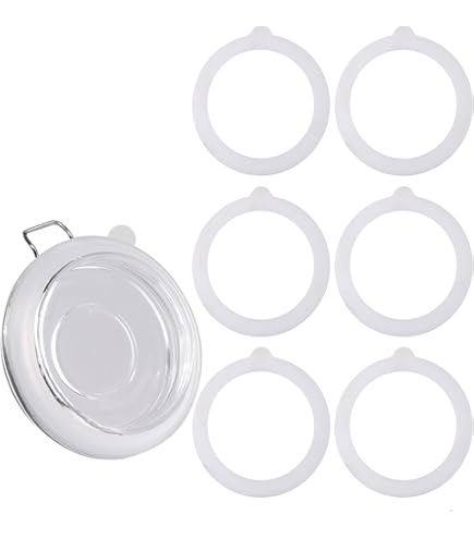 Lot De 30 Joint Bocaux En Silicone, 69 X 92 Interchangeables Joints
