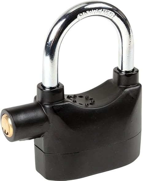 factorduty antirrobo alarma de seguridad filo corto con llave candado