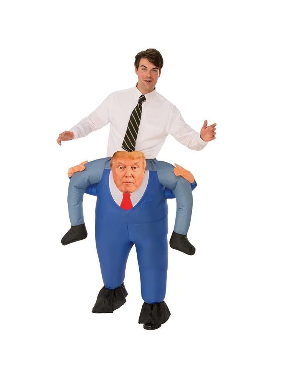 Rubies Official Presidential Trump Piggyback Costume, Adult Unisex Inflatable Costume, One size Halloween Halloween