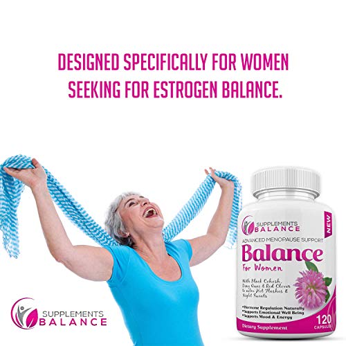 Hormone Balance & Menopause Relief for Women 120 Capsules 2 Months of
