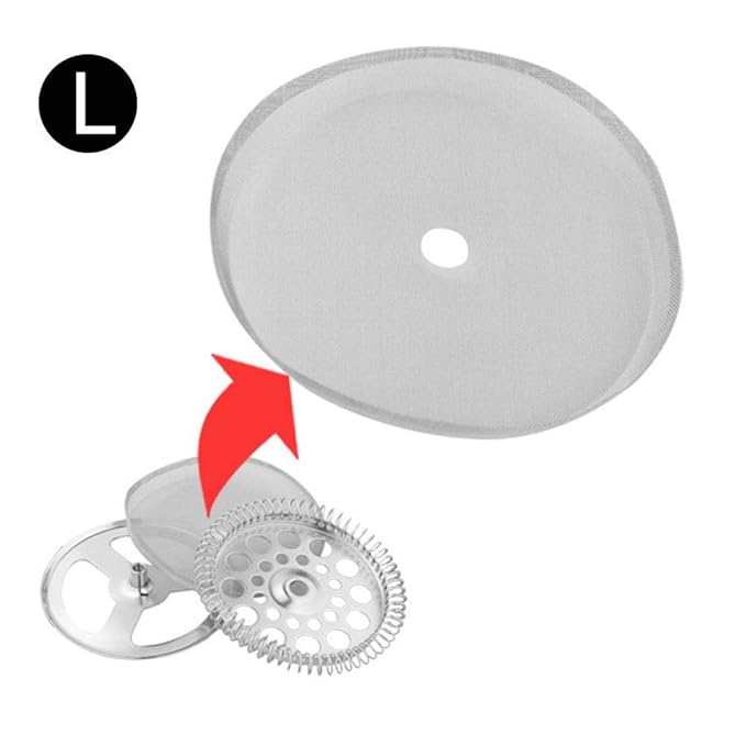 French Press Replacement Filter Stainless Steel Coffee Maker Accessories Special Filter Portable Detachable Mesh Filter BPA Free/FDA Approved