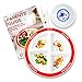 MyPlate Divided Kids Portion Plate Plus Dairy Bowl and Lesson Plan for Picky Eaters