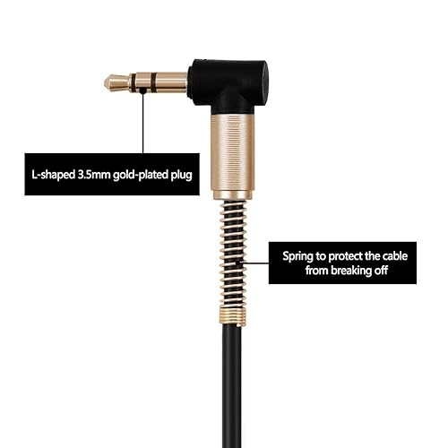 Fosa Type C to Male AUX Headphone Adapter, 2Pcs 1M