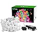 LE Globe String Lights, Plug in Twinkle Light, 33ft 100 LEDs, RGBY Multicolor, 8 Modes, Indoor Outdoor Decorative Fairy Lights for Party, Patio, Gazebo, Room, Festival Decor and More