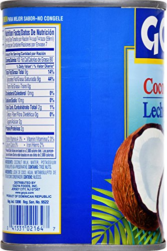 Goya Foods Unsweetened Coconut Milk, 13.5 Ounce