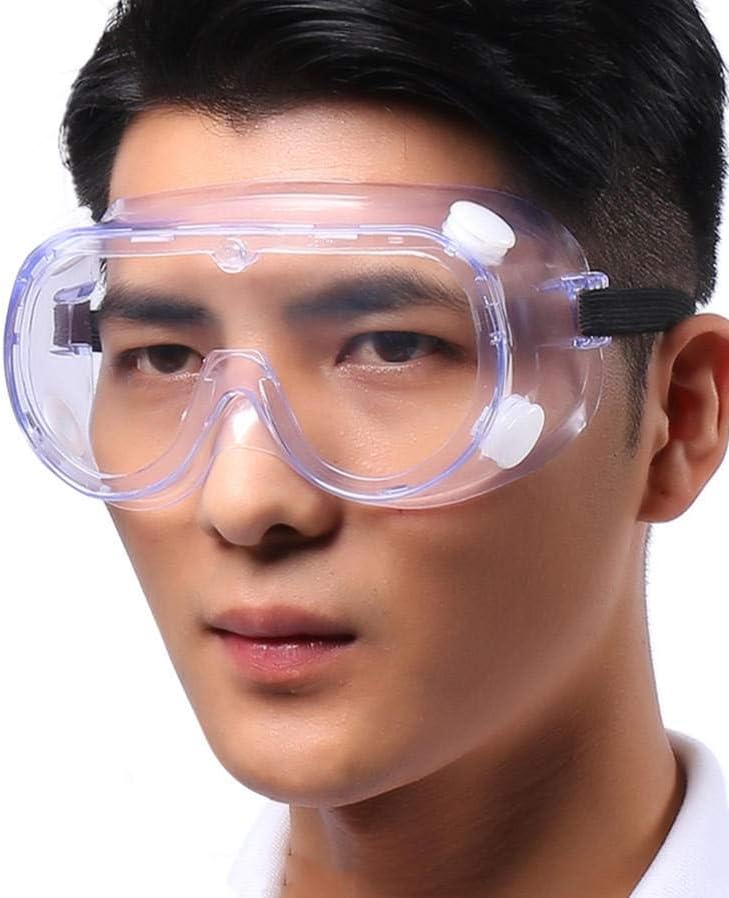 Whsswyx Safety Over-Glasses Workplace Goggles for Infield Lab Job