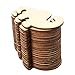 Unfinished Wood Cutout - 24-Pack Dinosaur Shaped Wood Pieces for Wooden Craft DIY Projects, Gift Tags, Home Decoration, 4.2 x 2.4 x 0.1 inches