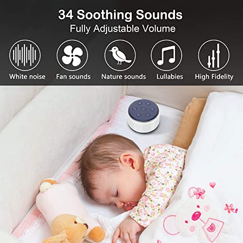 Sound Machine for Sleeping Kids Adults Portable White Noise Machine