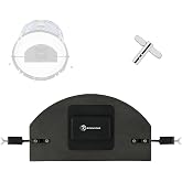 RANMING Bass Drum Mute Pad - 80% Sound Reduction for Home Practice Black | Adjustable Kick Drum Silencer, Foam &amp; Silicone, Quick Install Detach, Fits 18-22 in Drums for Beginners Adults &amp; Apartment