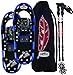 RedFeather Men's Hike Recreational Series Snowshoe Kit with SV2 Bindings, Ski Poles and Carry Bag -1500