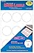 Pack of 270 Permanent Print-to-The-Edge Round Labels, Laser/Inkjet, 2.5-Inch, Glossy White