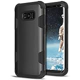 Galaxy S8 Plus Case, ADDAO 3 in 1 [PC+TPU+PC] Hybrid Anti Fingerprint, Scratch Resistant Reinforced Hard Bumper Frame Drop Resistance Shock Absorption Case Samsung Galaxy S8+, Upgrade