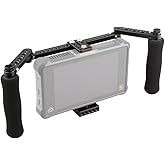 CAMVATE Monitor Cage with Adjustable Handles for 5 inch and 7 inch LCD Monitors - 1871