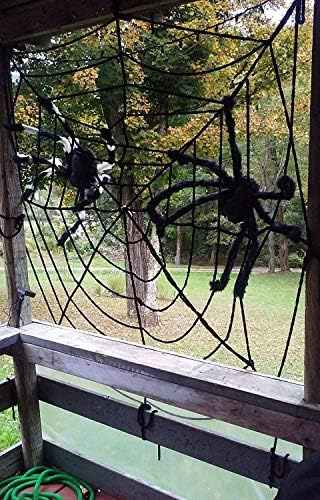 COOLJOY 35 INCH Halloween Decorations Spider Realistic Hairy Spider Halloween Party Decor for Outdoor Indoor