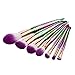 Affei 7Pcs Mermaid MakeUp Brushes Set Eyebrow Eyeliner Blush Foudation Cosmetic Tools