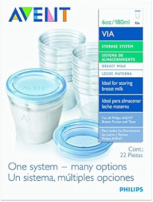avent milk containers
