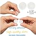 1 LiCriss Hook and Loop Dots 1000 pcs White Craft Circles of 3/4 inch Twice More Strong Adhesive Sticky Back Coins (500 Pairs/Set) Include 15pcs of Reusable Cable Ties