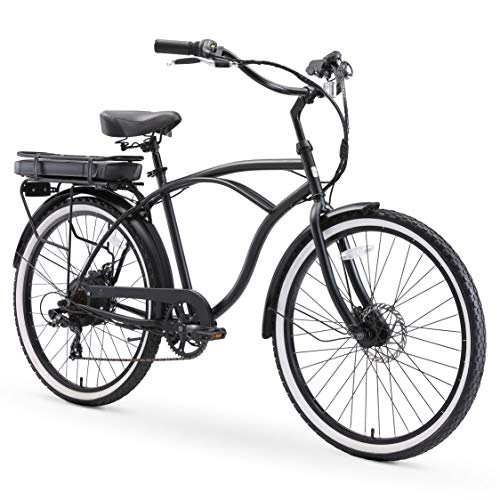 Buy sixthreezero Around The Block Men's Electric Bicycle, 7Speed Beach