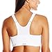 Glamorise Women's Plus-Size High Impact Magiclift Zipper Sport Bra, White, 42DD