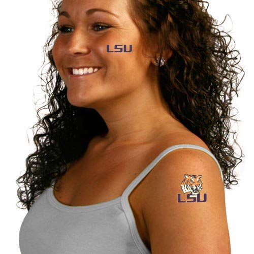 LSU Tigers Temporary Tattoos