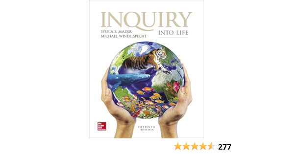 Inquiry Into Life Mader Sylvia Windelspecht Michael 9781259426162 Biology Canada
