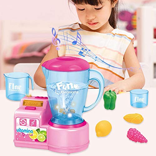 sympuk Kinder Mixer Standmixer Für Spielküche Mit Funktion Und Sound, Küchenspielzeug Kinder Pädagogisches Lernen… – Bild 4