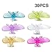 KINGLAKE 30 Pcs Butterfly Orchid Clips,Plant Clips Garden Support Clips Cute Flower Clips