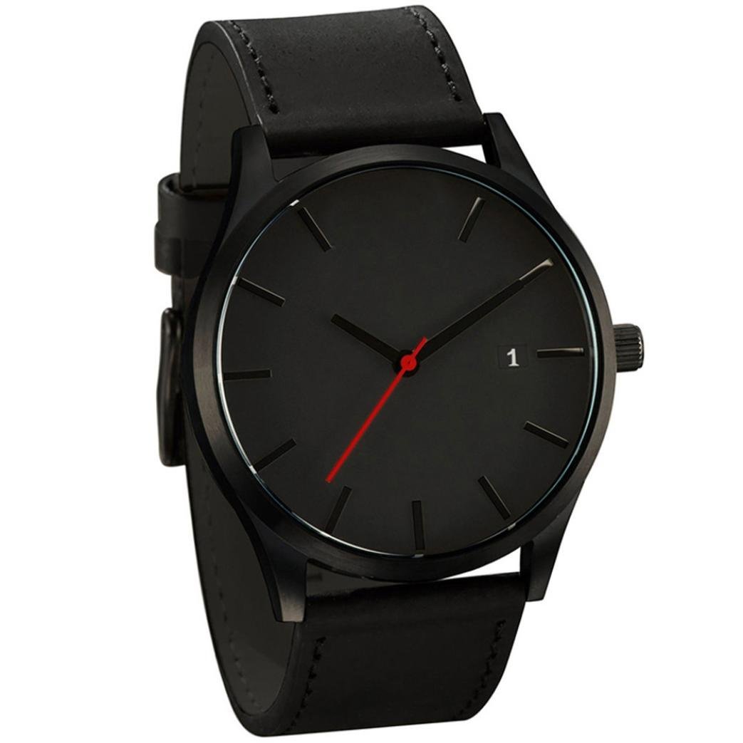 LsvtrUS Popular Low-key Men’s Quartz Wristwatch Minimalist...