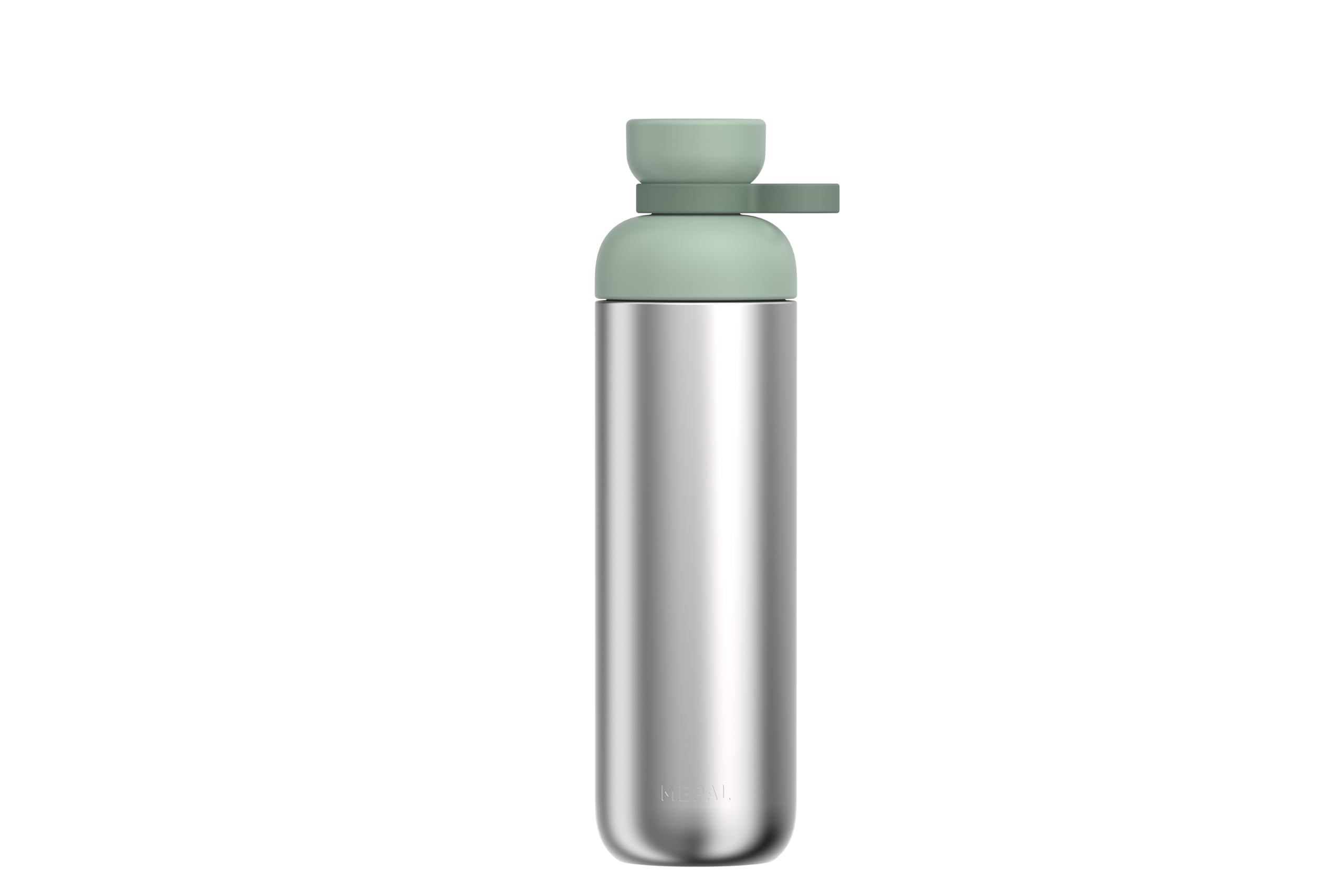Mepal - Trinkflasche Edelstahl Vita - Große Wasserflasche - 2 Öffnungen für zusätzlichen Trinkkomfort - Auslaufsicher und Spülmaschinengeeignet - Wasserflasche Edelstahl - 900 ml - Nordic sage