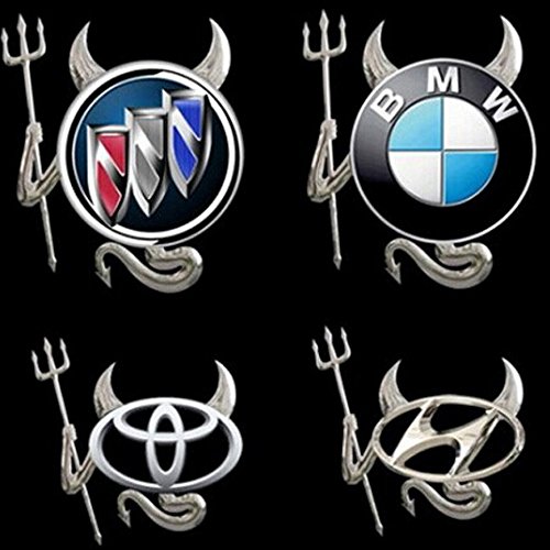 Metal Car Accessoriesdecorate Little Devil 3d Stereoscopic Rear Soft Tail Car Stickers Decals Vinyl Decal Window Sticker For Laptop, Ipad, Window, Wall, Car, Truck, Motorcycle Ã¯Å’ Wall Art Decor Doors Helmet Truck Motorcycle Note Book Mobile Laptop Stickers Decals (Metal, golden)
