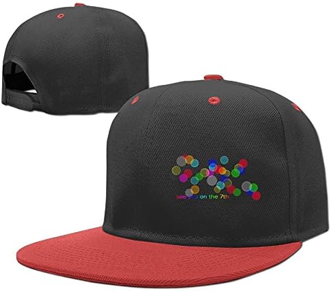 NUBIA See You On The 7th Girls Brim Cap Adjustable Cap Red