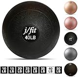 j/fit Dead Weight Slam Ball for Strength & Conditioning WODs, Plyometric and Core Training, and Cardio Workouts - 40 lb