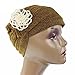 Raylans Women Fashion Shiny Turban Hat Beanie Chemo Cap Head Cover