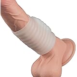 Penis Sleeve, lovetoy Vibrating Cock Ring Vibrator Penis Extender, Penis +45% Girth Extension Penis Pump Sleeve Stretcher Coc