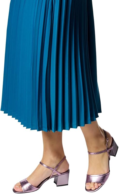 D New ERAKLIA 50 B, Sandalia Tacón Mujer, Lilac, 35 EU