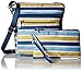 Baggallini pocket crossbody HANDBAG, Tropical Stripe