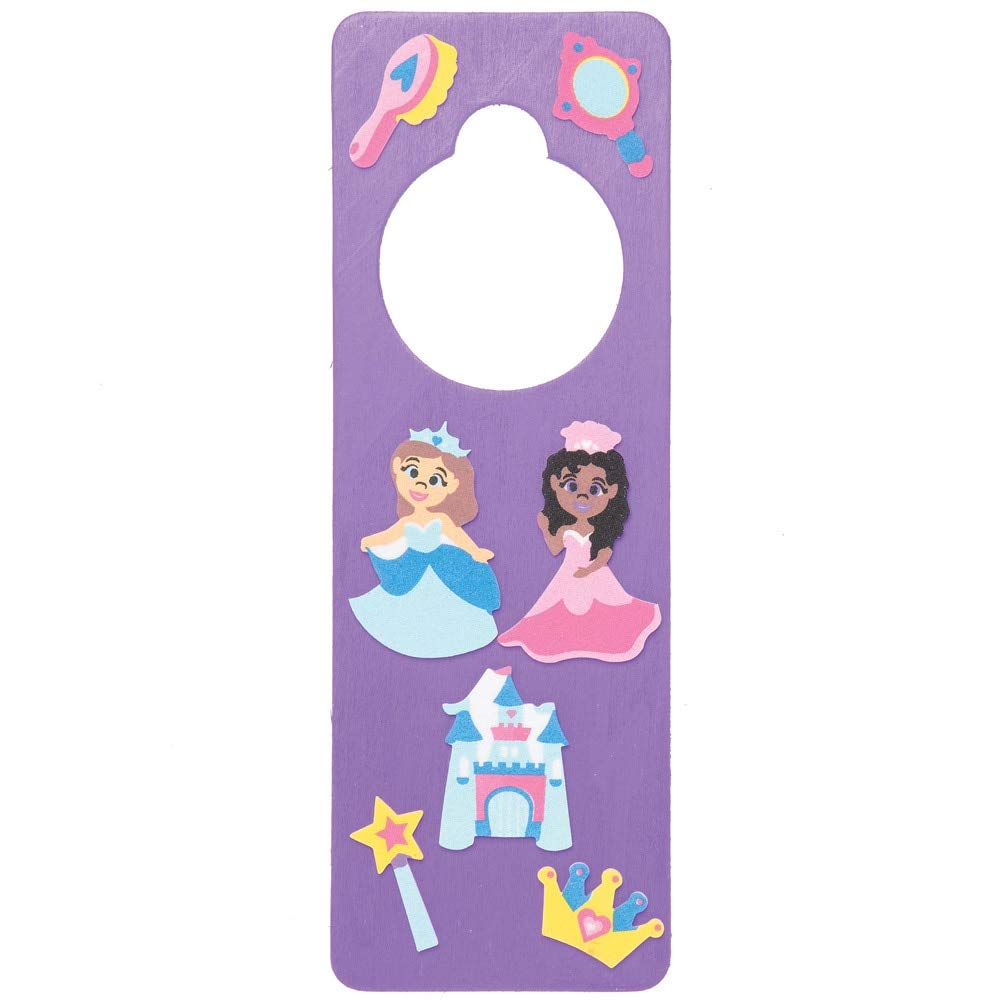 Baker Ross AX119 Princess Foam Stickers, Small Stickers for Children’s Art and Craft Projects (120 Pack), Multicolor, 10mm-55mm - Image 4
