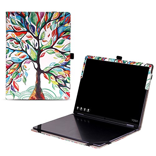 MoKo Lenovo YOGA A12 Case, Ultra Compact Slim Folio Leather Cover Case for Lenovo YOGA A12 HD 12.2