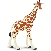 Safari Ltd. Reticulated Giraffe Toy - 7 Inch Wildlife Figure for Kids | 5.5 Inches Long x 7 Inches Tall, Ages 3+, Safety Tested, BPA Free PVC, Savanna Play, Classroom Animal Study, Habitat Dioramas