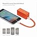 VOJO Portable Phone Charger 3350mah Magic Power Bank with Wall Outlet, ONEMINI External Battery Pack [Orange]