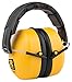 TR Industrial Schutz Compact Foldable Ear Muffs with Soft Adjustable Headband, NRR = 34dB, CE Approved, ANSI S12.42/S3.19, Yellow, Black