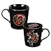 Vandor 26366 Marvel Deadpool 12 oz Ceramic Mug, Black, Red, and White