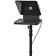 Elgato Prompter Pole Mount Set - Premium Teleprompter + Extendable Desk Clamp (Up to 125cm/49in), Compatible with DSLR, Webcam, and Smartphone, Ideal for Streaming, Video Calls, and Works with Mac/PC