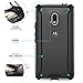 Poetic Affinity Series Thin Dual Material Bumper Case for Motorola Moto G Play/Moto G4 Play - Black/Clear